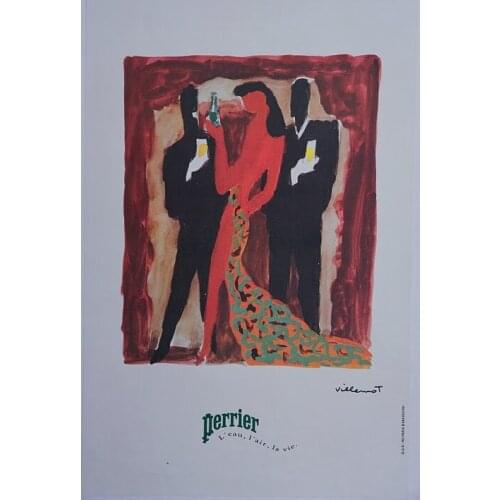 400X300 MM perrier jumbo fridge magnet SFM-042 Home office toolbox metal surface ferrous surface for kid