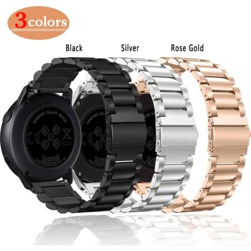 Metal Watchband For Samsung Galaxy 42mm / 46mm Metal stainless Watch Quick Release Strap 2019 Men Women Casual Fashion Strap