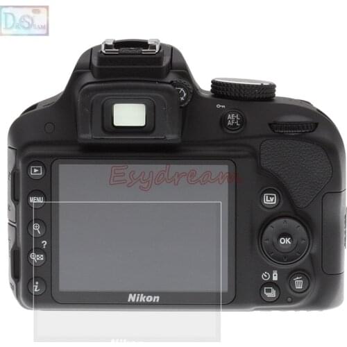 Self-adhesive Glass / Film LCD Screen Protector Guard Cover for Nikon D3100 D3200 D3300 D3400 D3500 Camera