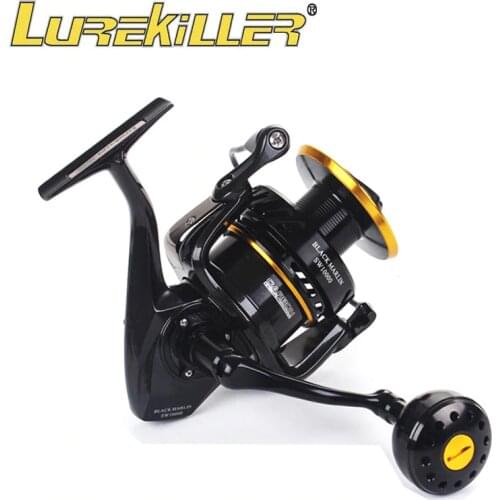 LUREKILLER JAPAN BLACK MARLIN SPINNING REEL JIGGING REEL SW4000XG SW5000XG SW6000HG SW10000HG SALTWATER SEA BOAT REEL 35KGS DRAG