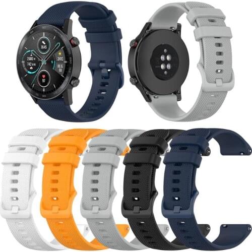 Comfortable Silicone Wristband Adjustable Bracelet Strap Replacement Smart Watch Accessories for Huawei Honor Magic Watch 2