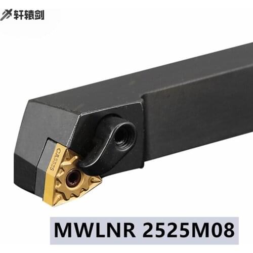1 pc MWLNR 2525M08 Turning Tool Right External Lathe Support Tool CN Lathe Support Tool