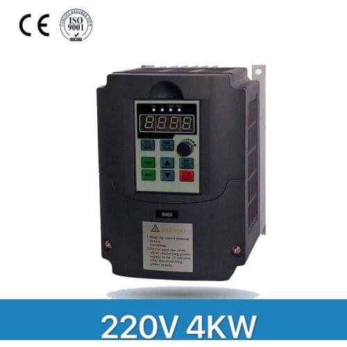 For Russian CE 220v 4kw 1 phase input and 220v 3 phase output frequency converter/ac motor drive/VSD/VFD/50HZ Inverter inverters