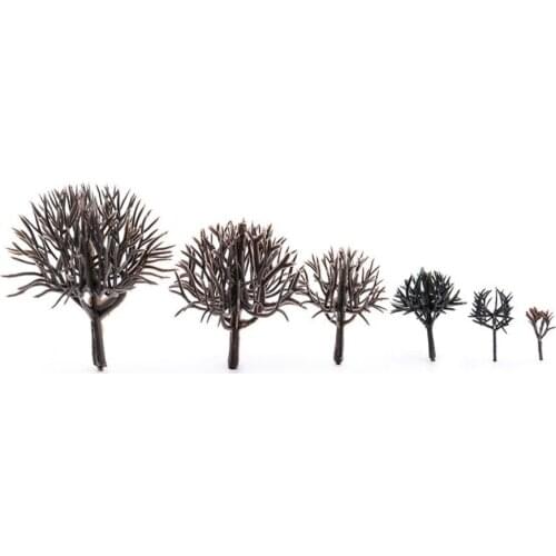 300pcs 6cm Models Trees Architecture Model Making Trees For Train Railway Scenery Layout