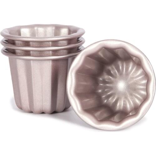 4Pcs Non-Stick Cannele Mould