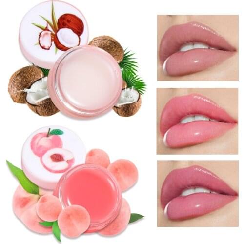 1PC Lip Mask Desalination Lip Lines Peeling Skin Moisturizing Nourishing Fruit Temperature Change Lip Balm Lip Care Makeup TSLM2