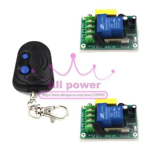 Wireless Remote Control Power Switch 220V 30A RF 3000W 100M and Controller System For Smart/Intelligent Home light/LED
