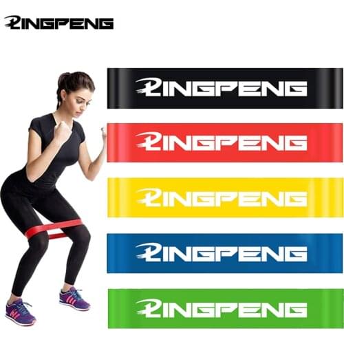 Yoga Resistance Band Rubber Bands 5 Fitness Elastic Bands Exercise Training for Pilates Extension Gym Home Exercise Equipment