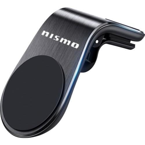 Metal Magnetic Car Phone Holder for Nissan nismo Air Vent Clip Mount Magnet Mobile Stand GPS Display car Styling Accessories