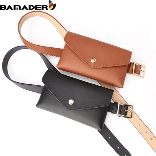BAMADER Fashion Woman Belt Waist Bag Mini Cell Phone Key Small Waist Bag Clothing Decoration Belt Waist Pack Fanny Pack For Girl