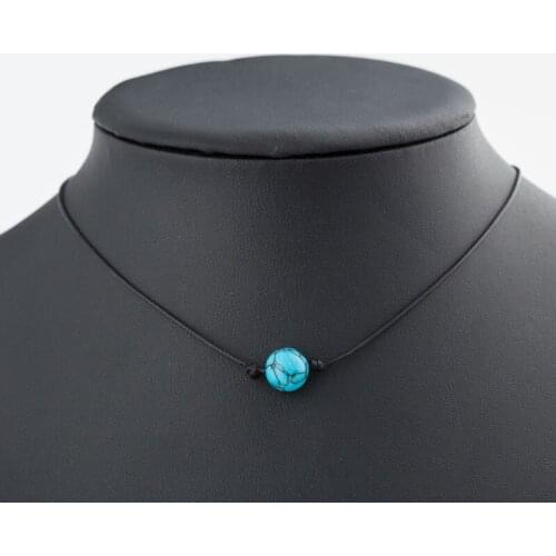 New Fashion Necklace Knot Lmitation Pearl Necklace Leather Cord Necklace Jewelry Selling Womens Wholesale Choker Necklace