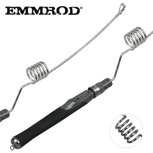 EMMROD Mini Portable Pocket 55CM stainless steel Sea Fishing Rod ultra short Ice Raft Fishing Free Shipping