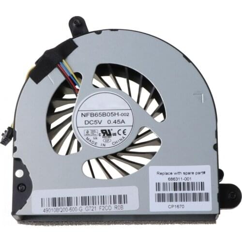 CPU Cooling Fan Laptop Cooler 4-wire ORG for HP Elitebook 8560p 8570p 8560 8560B Probook 6560B 6565B 6570B