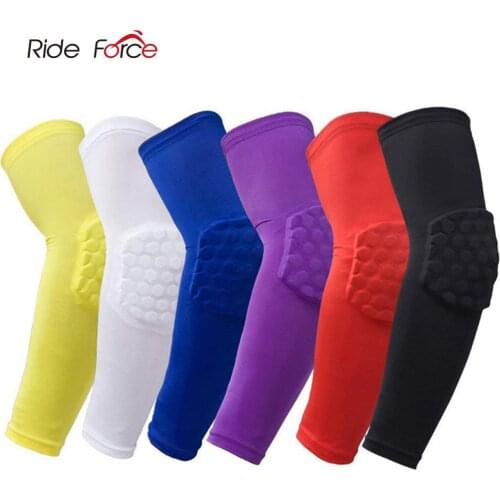 1 PC Honeycomb Sports Elbow Support Training Brace Protective Gear Elastic Arm Sleeve Bandage Pads Basketball Volleyball