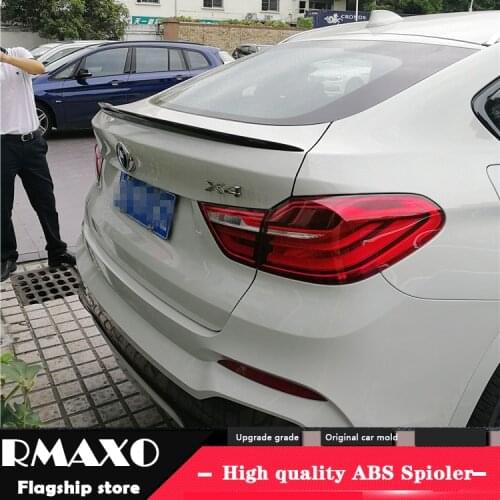 For BMW F26 X4 Spoiler 2015-2018 F26 X4 JIANJ High Quality ABS Material Car Rear Wing Primer Color Rear Spoiler