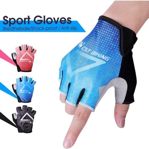 WEST BIKING Bicycle Glove Breathable Full Finger Cycling Gloves Ventilation Non-Slip Comfortable Fashion Both Men Women
