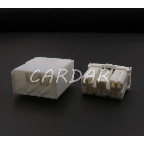 1 Set 10 Pin Auto Electric Connector Pin Socket Wiring Harness Plug Sockets