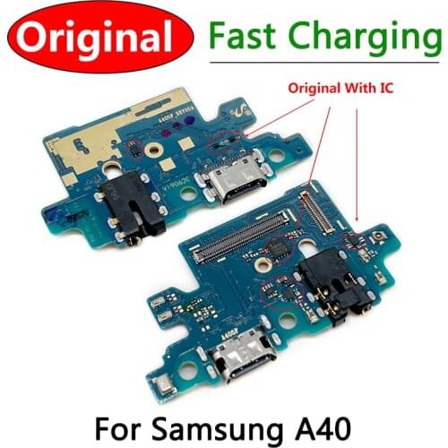 10Pcs /Lot Original New USB Charging Port Connector Board Flex Cable For Samsung Galaxy A40 Connector de carga