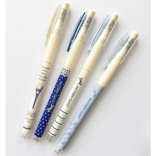 3X Simple Colorful Dots Striped School Supply Student Stationery Automatic Press Pencil Writing Drawing 0.5mm
