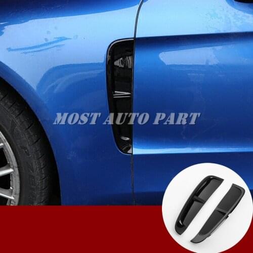 ABS Chrome Fender Side Air Vent Outlet Trim Cover For Porsche Panamera 2017-2019 Silver/Black Car accesories interior Car Trim