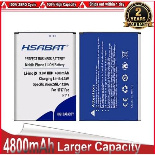 HSABAT 0 cycle 4800mAh HT17 Battery for Homtom HT17 / HT17 PRO battery Perfect Replacement-free shipping