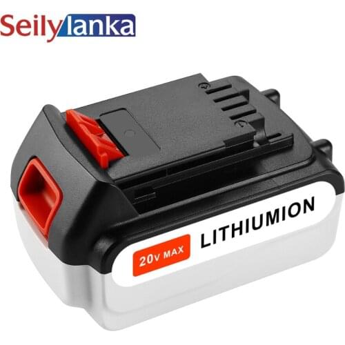 New Replacement 5000mAh 20V MAX Rechargeable Cordless Tool Battery for Black & Decker LB20 LBXR20 LB2X4020 LGC120
