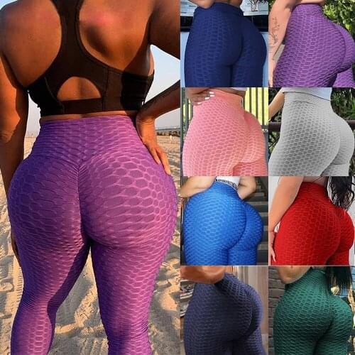 2021 Anti-Cellulite Butt Lifting Yoga Pants Fitness Workout Sports Leggings Running Trousers High Waist Sport Tight Hot Pants