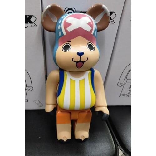 Bearbrick 400% Choba Action Figures Bear PVC Model DIY Paint Dolls Kids Toys Children Birthday Gifts