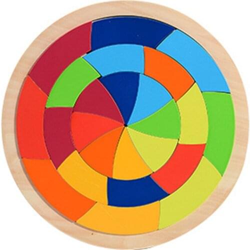 Wooden Building Blocks Rainbow Toys For Children Creative Assembling Blocks Kid Montessori Educational Toys Infant Colorful Gift