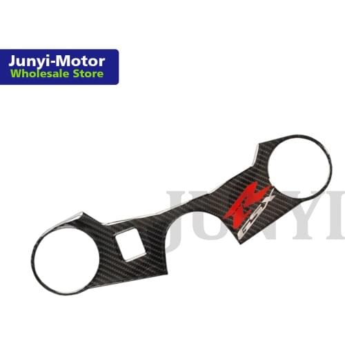 For Suzuki GSXR 1000 GSX-R 1000 2005-2006 K5 K6 Triple Clamp Sticker Carbon Fiber Triple Tree Front End Upper Top Clamp Decal