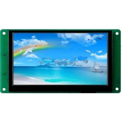 DMT48270M050_07WT MINI DGUS5 inch capacitive touch screen serial screen LCD module