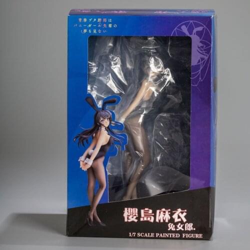 Lover Anime Rascal Does Not Dream Of Bunny Girl Sakurajima Mai Sisters Dream Sexy Girls PVC Action Figures Toys Model 26cm