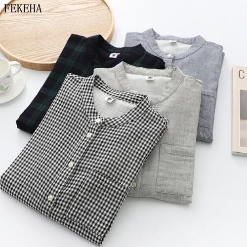 Блузки с воротником стойка FEKEHA China At AliExpress