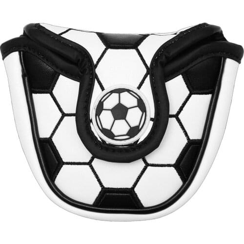 Football Golf Mallet Putter Cover Putt Headcovers