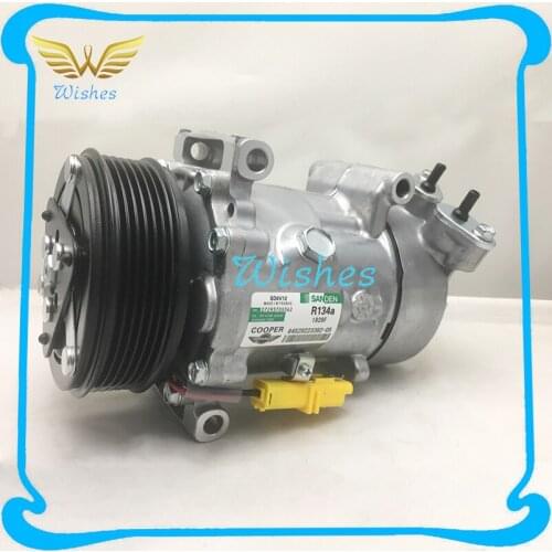 Conditioning ac compressor for BMW MINI COOPER 1.6 SD6V12 Magnetic clutch coil bearing of refrigeration pump head 9223392-02