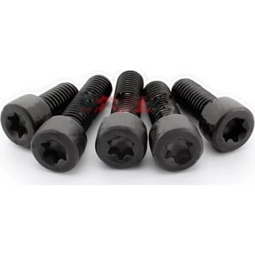 M2x5mm Torx Cylindrical head Screw Hexagon Mechanical Screws Carbon steel Black 30Pcs