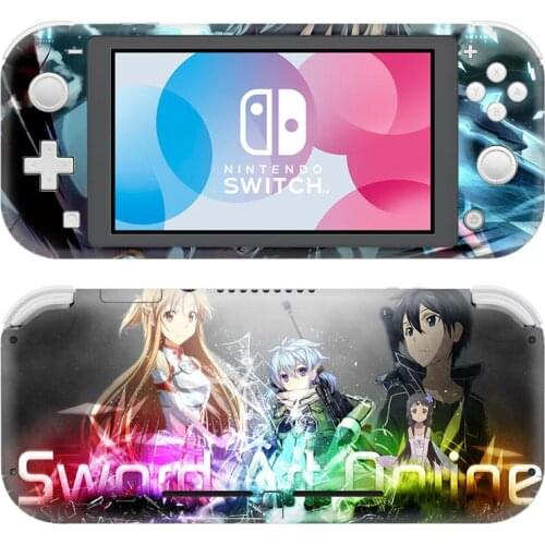 Sword Art Online SAO NintendoSwitch Skin Sticker Decal For Nintendo Switch Lite Protector Nintend Switch Lite Skin Sticker Vinyl