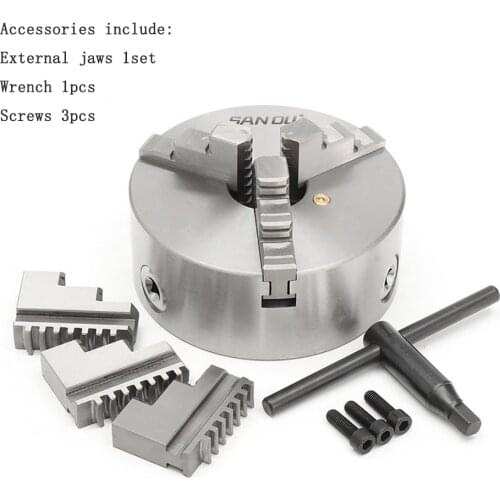 3 jaws chuck K11-130 lathe machines tools drill scroll chuck lathe machine dremel accessories