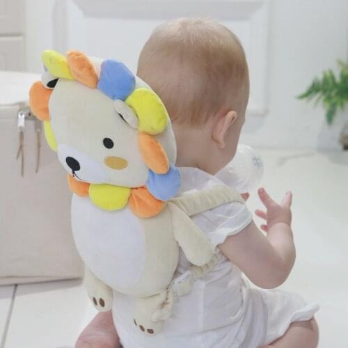 Baby Head Protection Pillow Cartoon Infant Anti-fall Pillow Soft PP Cotton Toddler Children Protective Cushion Baby Safe Care