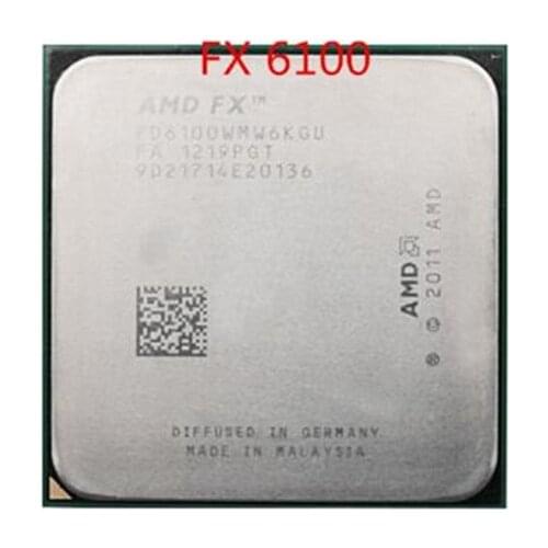 AMD FX 6100 AM3+ 3.3GHz/8MB/95W Six Core CPU processor FX serial pieces FX-6100 (working 100% Free Shipping)