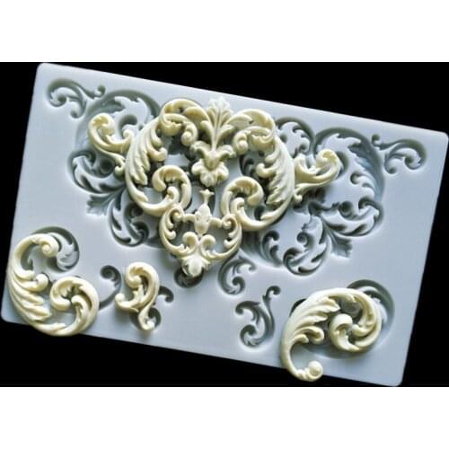 Embossed embossed silicone mold DIY fondant cake decoration mold decoration accessories tool Kitchenware