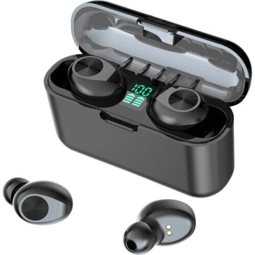 Soleeanre Bluetooth-compatible Earphones Wireless Headphones Touch Earbuds Headset Stereo Gaming Headset 9D Noise Reduction