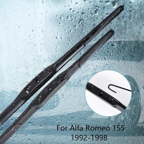 Wipers Blade For Alfa Romeo 155 from 1992 1993 1994 1995 1996 1997 1998 Car Accessories For Auto Rubber Windscreen Wiper