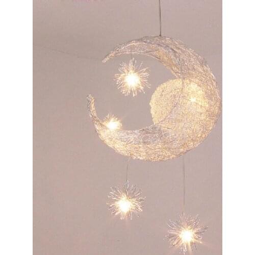 LED chandelier creative personality bedroom lights modern simple children room lights restaurant lights balcony lighting warm