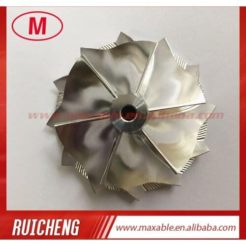 TD03 42.00/50.96mm 6+6 blades high performance turbocharger billet/milling/aluminum 2618 compressor wheel