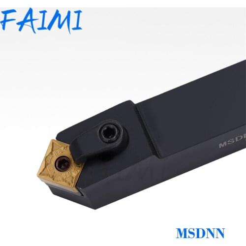 MSDNN1616H12 Cylindrical Turning Tool CNC Lathe Tool Cutting Angle 45 Degree External Turning Tool MSDNN2020K12 CNC Tool Holder
