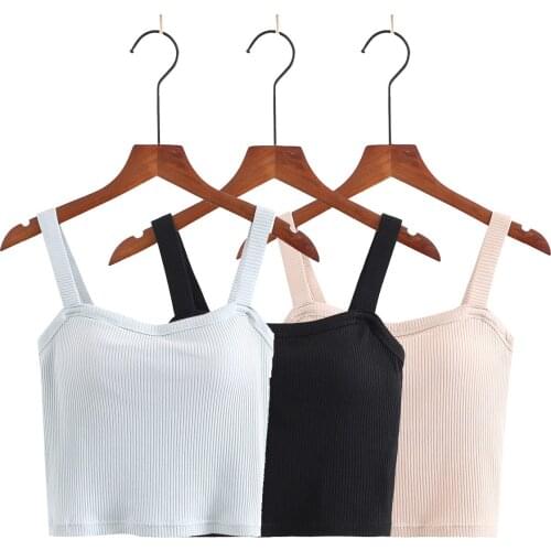 Womens bra with chest pad and umbilical camisole bra One-piece wrapped chest with beautiful back net red short womens bottomin