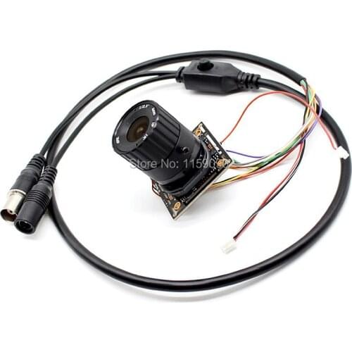 1/2.9" HD 1080P 2mp AHD TVI CVI CVBS 4in1 CCTV Camera Module CMOS PCB mainboard with OSD cable CS lens