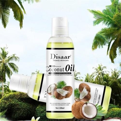 100ml Massage Oil Coconut Oil Body Face Moisturizer Nourish Essential Oil Skin Care Product Massage Reflexology Full Body Oil