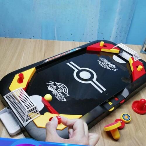 2 In 1 Ice Hockey Game Table Interactive Toy Mini Air Hockey Table Desktop Battle Leisure Educational Indoor Game Childrens Toy